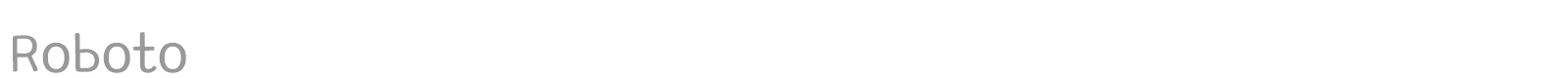 Roboto font preview